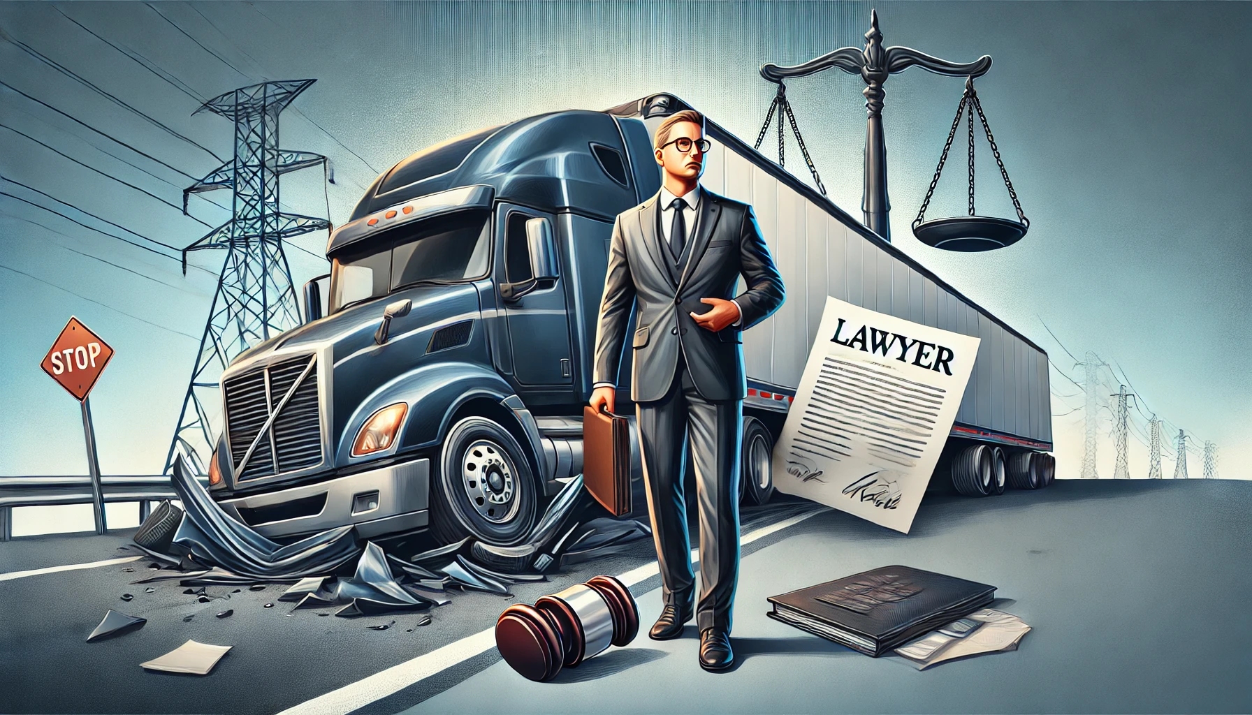 Lawyer Truck Crash